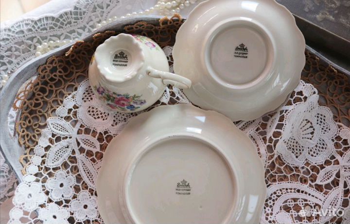 Кофейная тройка Rosenthal Pompadour Германия