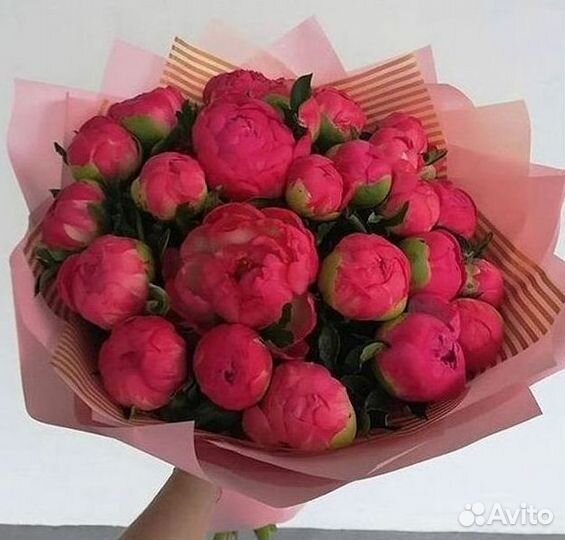 Пионы Букет пионов Доставка цветов