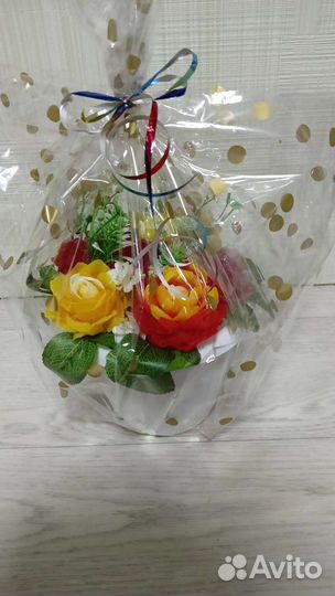 Мыло ручной работы букеты