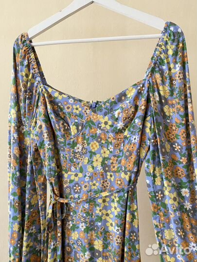 Новое летнее платье короткое для отпуска вискоза М