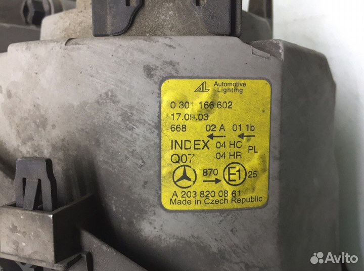 Фара A2038200861 mercedes-benz C W203 (2000-2007)