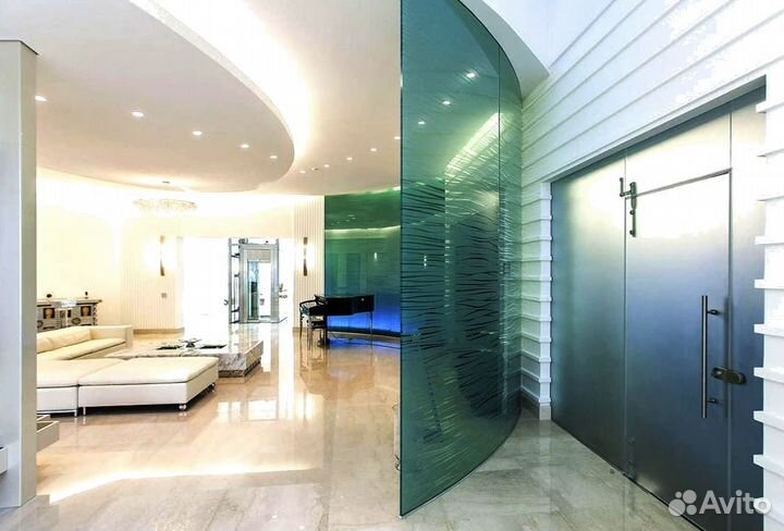 Раздвижные стеклянные перегородки