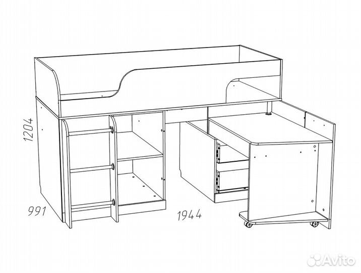 Кровать детская