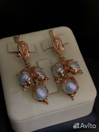 Серьги 585 пробы, р.0