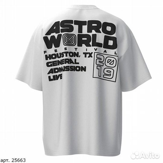 Футболка Cactus jack Белая