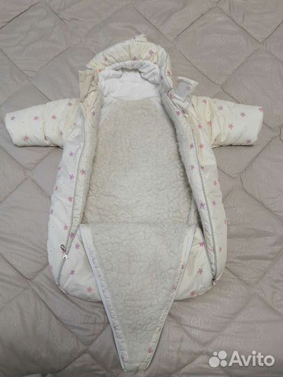 Зимний конверт для девочки