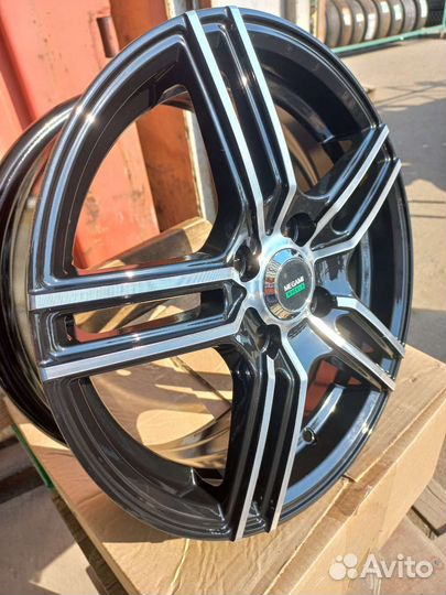 Диски R15 4x100 Megami 1 BKF