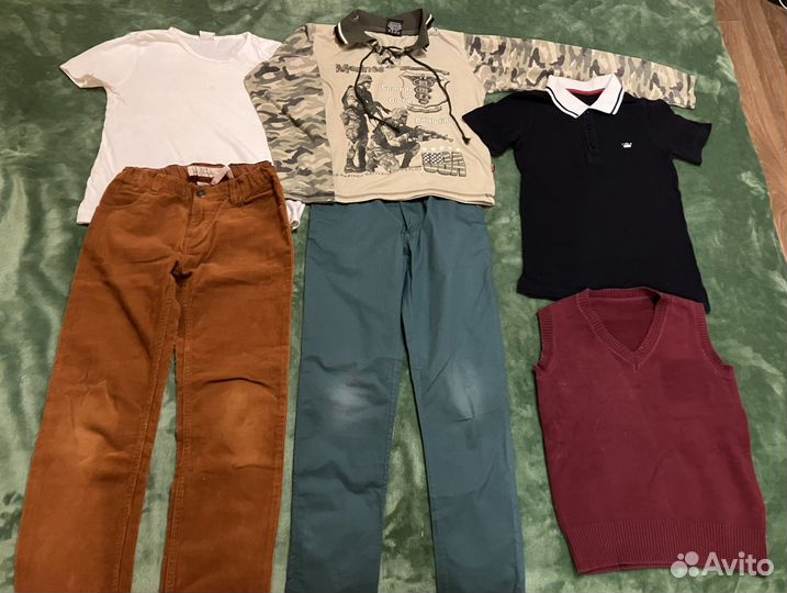 Вещи пакетом на мальчика рост 134