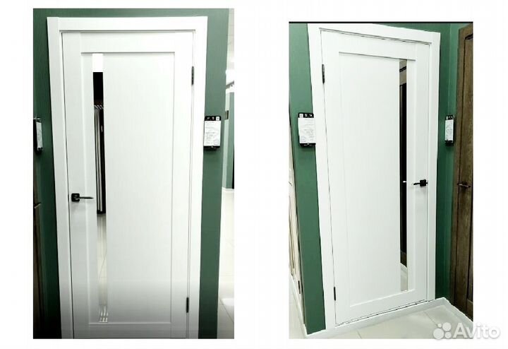 Дверь межкомнатная «Стайл Лайн» Аляска белый