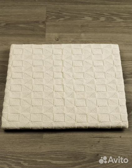 Плед вязаный 110х90