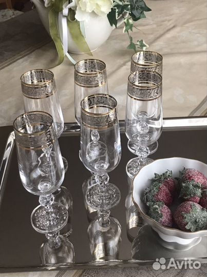 Фужеры богемия