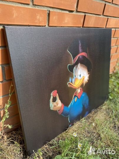 Картина Скрудж Макдак, 60х80 на холсте