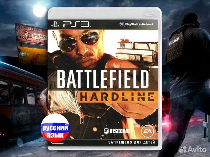 Игра Battlefield Hardline PS3, Playstation 3 Диск