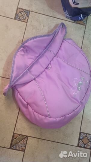 Люлька переноска для новорождённых автомобильная