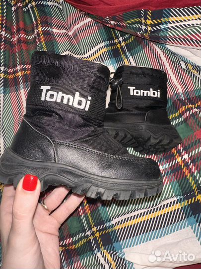 Сапоги зимние детские 24