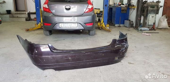 Бампер задний на Мерседес E-200