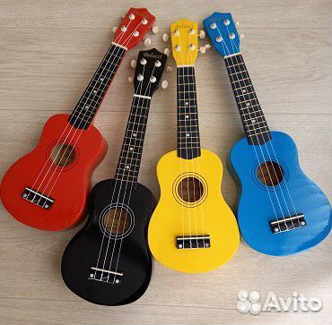 Укулеле новые размер сопрано и концерт