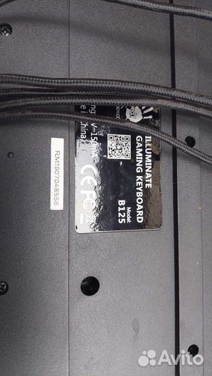 Клавиатура A4Tech Bloody B125