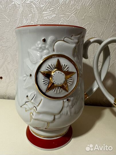 Пара винтажных пивных бокалов