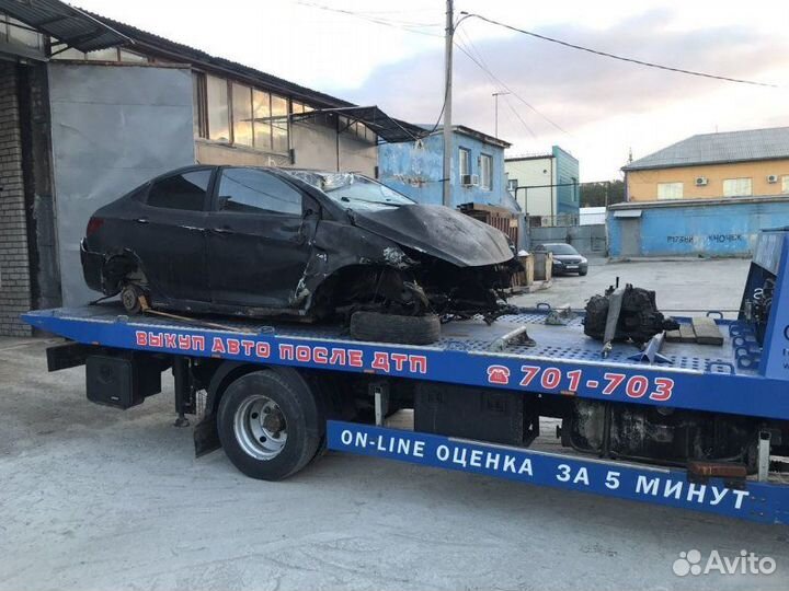 Стекло двери заднее правое Hyundai Solaris