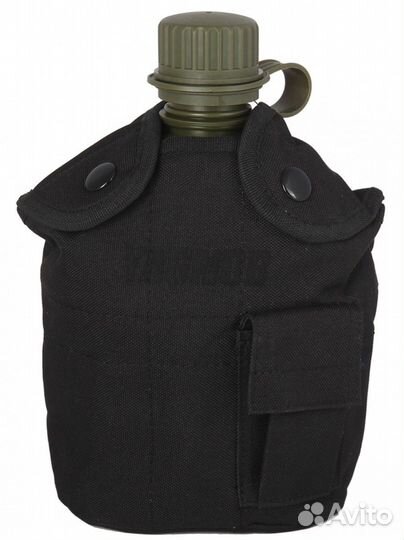 Армейская фляга с алюминиевым котелком