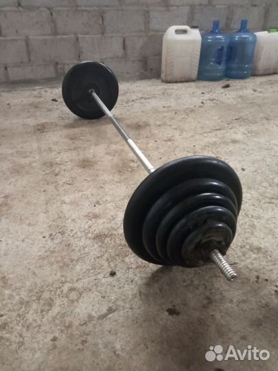 Штанга гриф блины бу