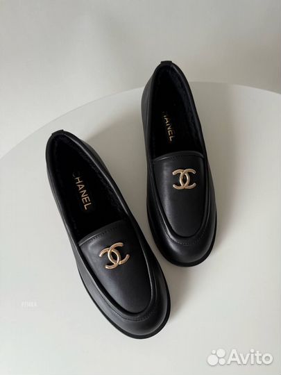 Лоферы Chanel на меху