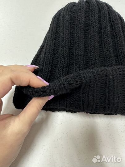 Мужская зимняя шапка вязаная