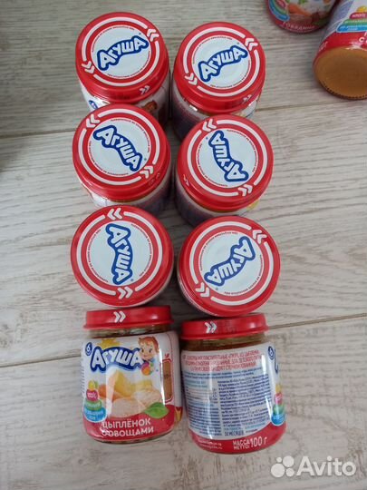 Мясное и овощное пюре