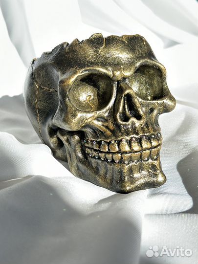 Статуэтка Череп ручная работа из гипса