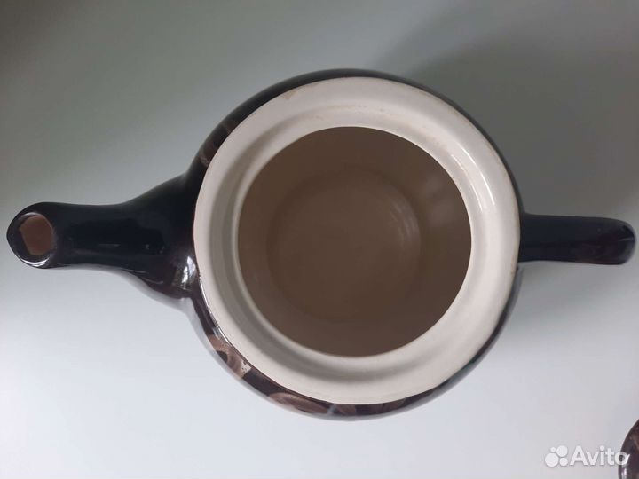 Чайник заварочный/доливочный СССР керамика