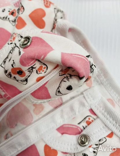 Набор пеленка-кокон 3 штуки хлопок