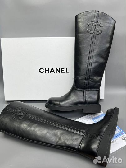 Сапоги chanel демисезон