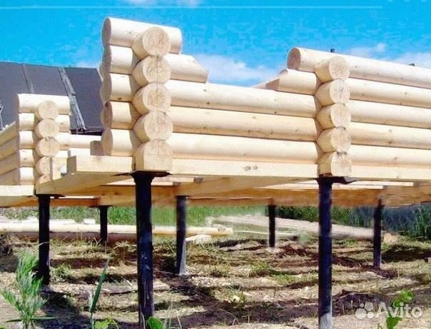 Установка Винтовых сваи