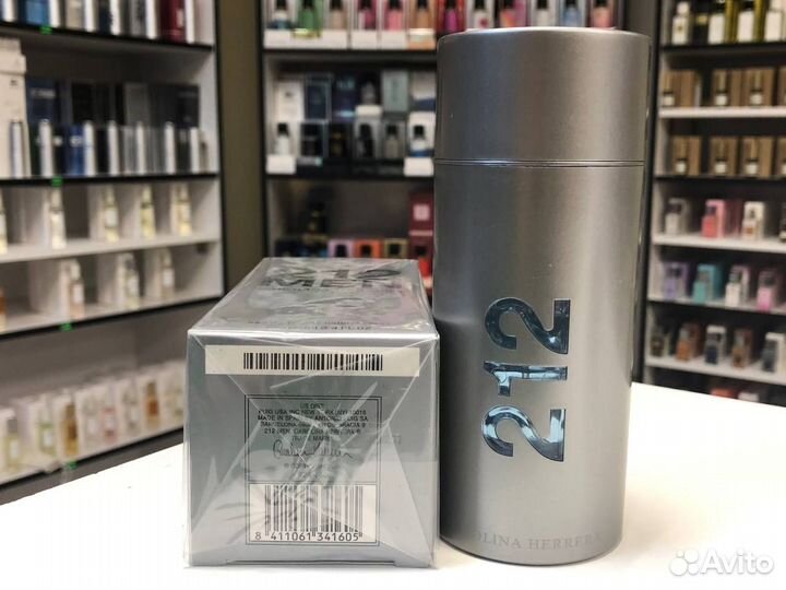 Мужской Carolina Herrera 212 Men EDT Каролина