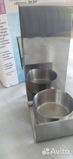 Подсвечник металл комплект 2 шт