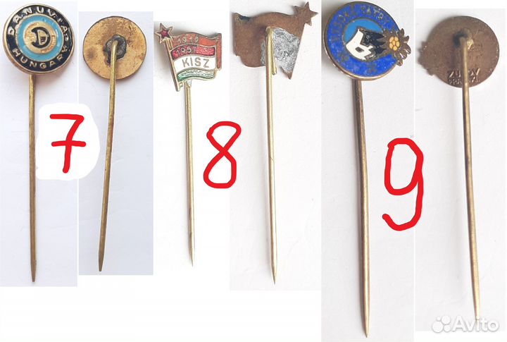 Значки. Часть 11. Польша, Венгрия