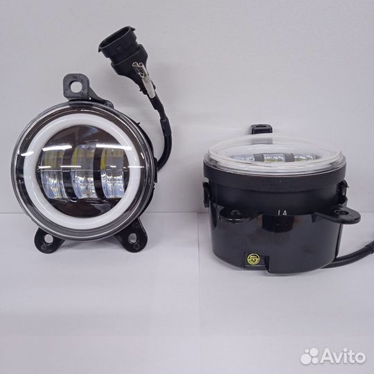 LED противотуманки Приора-1, ГАЗель, с дхо