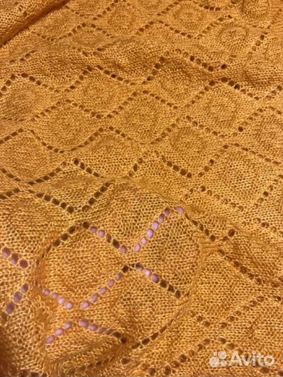 Снуд h&m горчичный 95х80