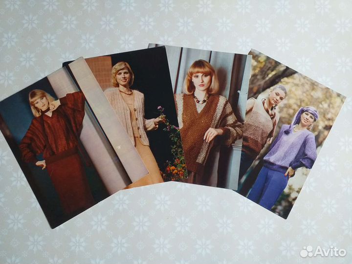 Набор открыток Вязание.Мода для всех.Выпуск 6
