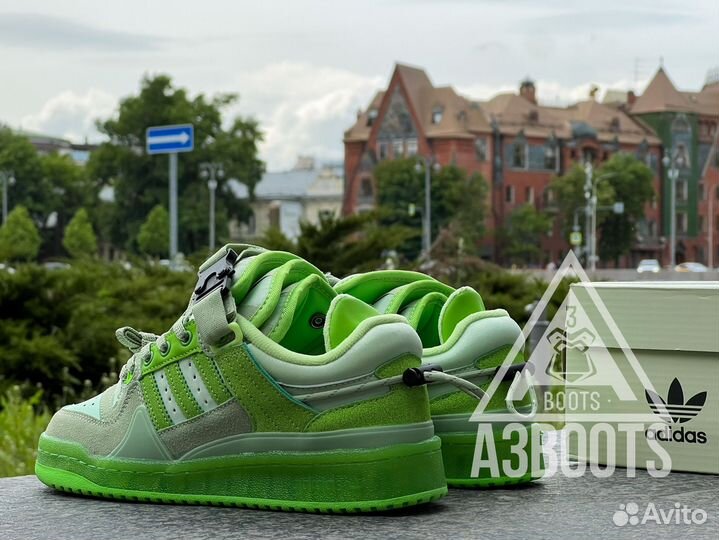 Кеды Adidas Forum Bad Bunny Fluorescent Green