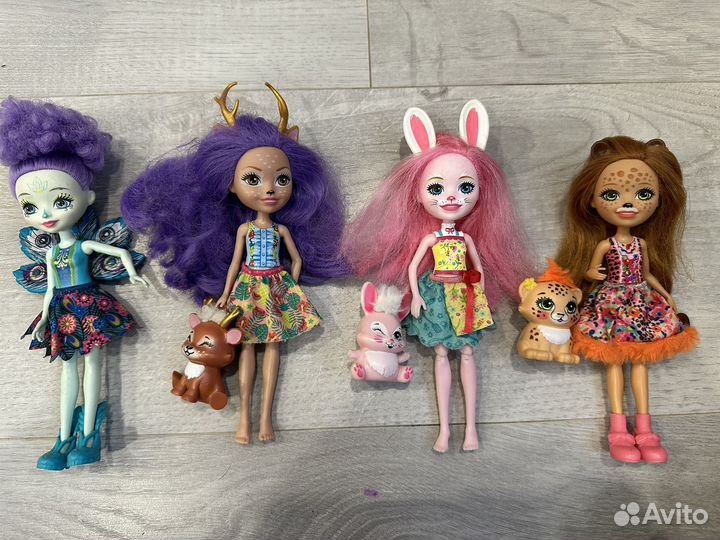 Куклы энчантималс с питомцами