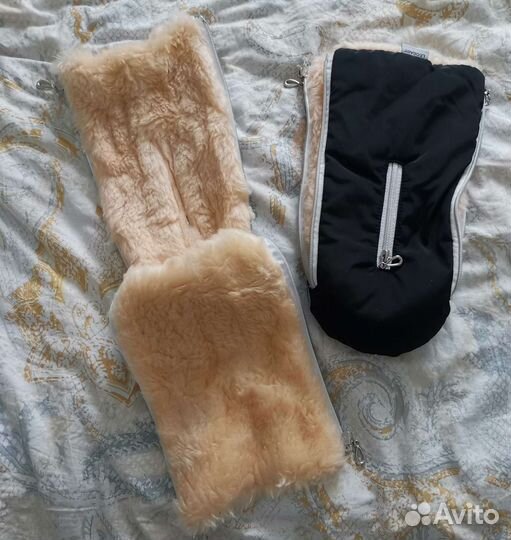 Варежки для коляски, муфта