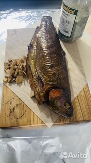 Форель горячего копчения