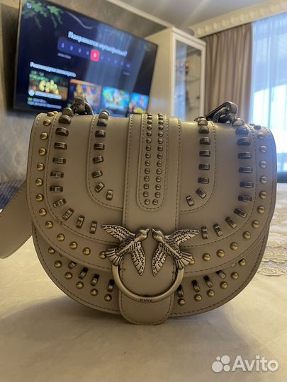 Сумка оригинал Pinko Round Love Bag Mix Studs