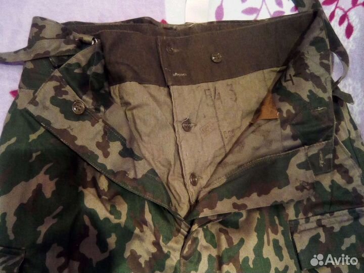 Камуфляжные, ватные штаны