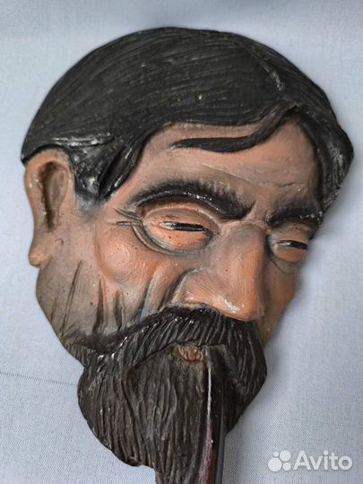 Настенное панно Курильщик с трубкой СССР