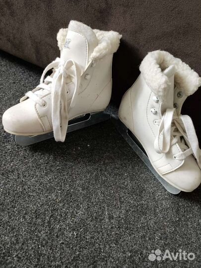 Коньки двухполозные 32 размер