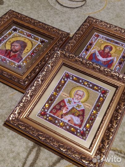 Иконы.(бисер.бусины.стразы)