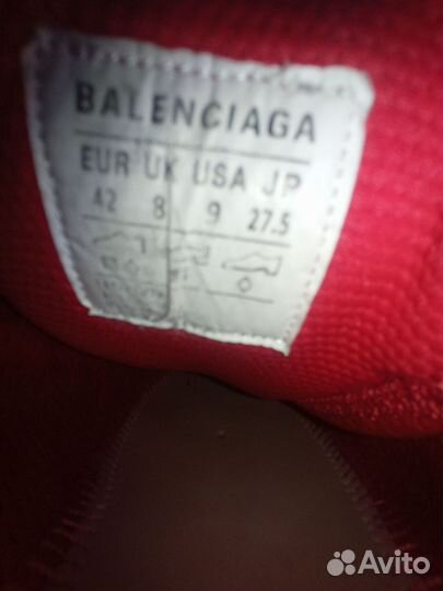 Balenciaga 3XL Red 42.5 (28.5)